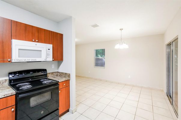 Empty room, Interior, Kitchen, Pendant Lights