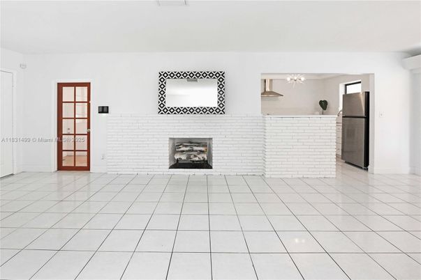 Empty room, Fireplace, Interior
