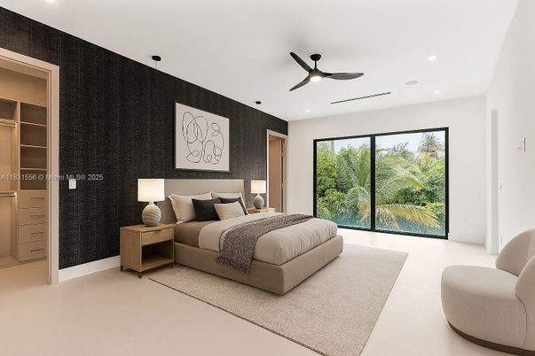 Bedroom, Interior, Recessed Lighting