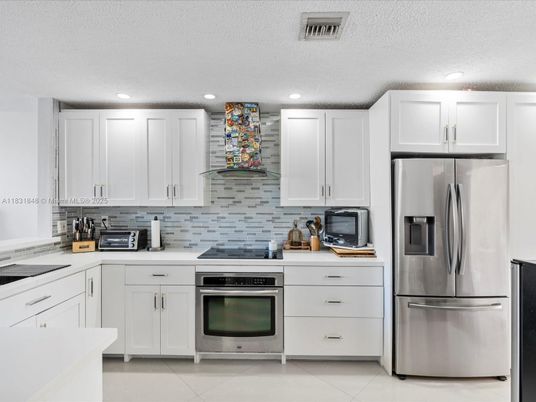 Interior, Kitchen, Recessed Lighting, Stainless Steel Appliances
