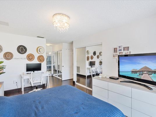 Chandelier, Home Office, Interior, Wood Texture Flooring