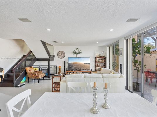 Interior, Living room, Recessed Lighting