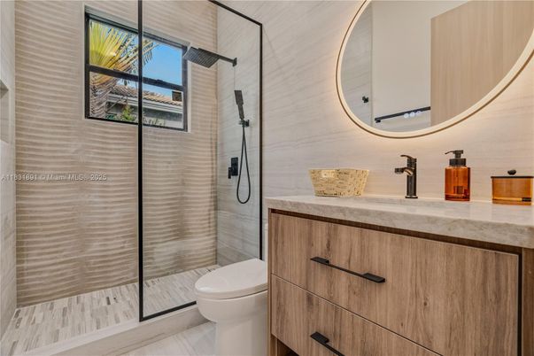 Bathroom, Glass Shower, Interior