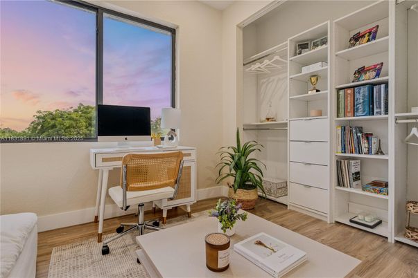 Home Office, Interior, Wood Texture Flooring