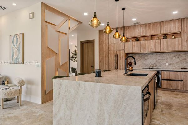 Interior, Kitchen, Pendant Lights, Recessed Lighting