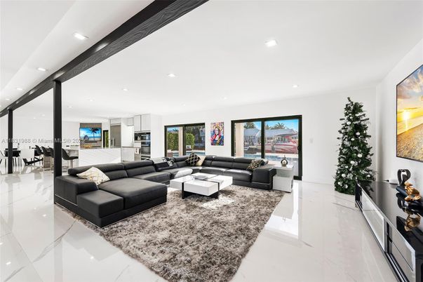 Interior, Living room, Recessed Lighting