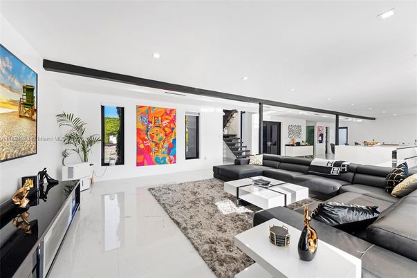 Interior, Living room, Recessed Lighting