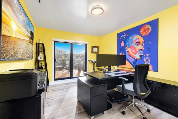 Home Office, Interior, Wood Texture Flooring