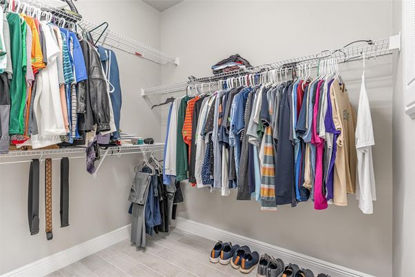 Interior, Walk-in Closets, Wood Texture Flooring