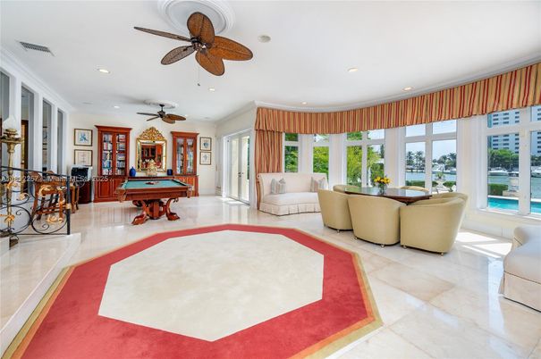 Billiard Table, Game Room, Interior, Living room, Recessed Lighting, Water