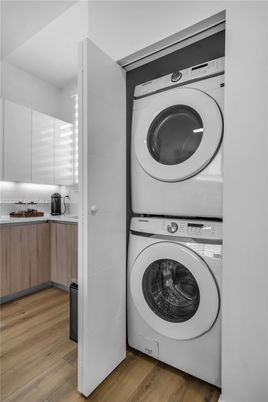 Interior, Utility Closets, Washer, Wood Texture Flooring