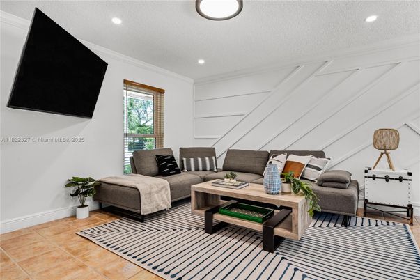Interior, Living room, Recessed Lighting