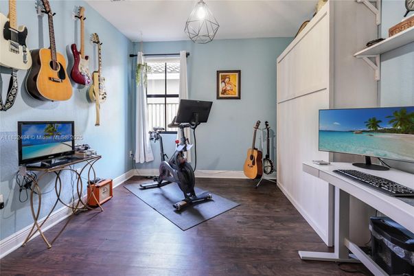 Fitness Equipment, Interior, Wood Texture Flooring