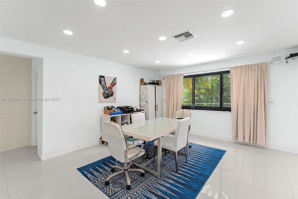 Home Office, Interior, Recessed Lighting