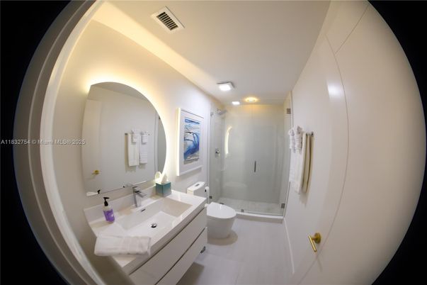 Bathroom, Glass Shower, Interior