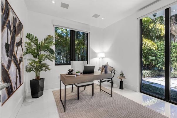 Home Office, Interior, Recessed Lighting