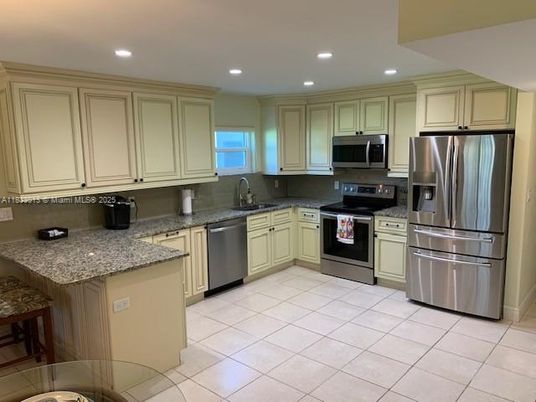 Interior, Kitchen, Recessed Lighting, Stainless Steel Appliances