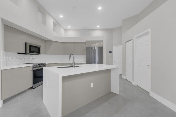 Interior, Kitchen, Recessed Lighting, Stainless Steel Appliances