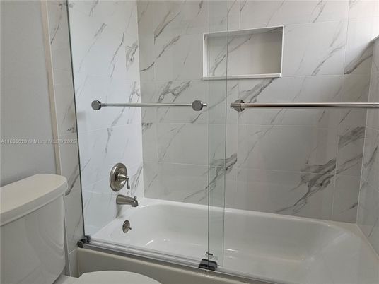 Bathroom, Glass Shower, Interior, Marble Walls