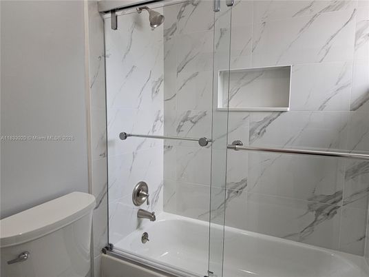 Bathroom, Glass Shower, Interior, Marble Walls