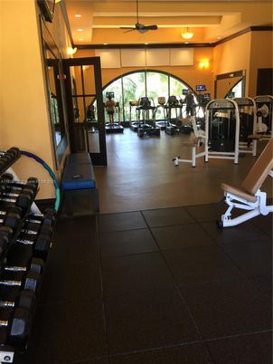 Fitness Equipment, Gym, Interior, Recessed Lighting