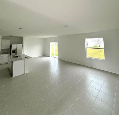 Empty room, Interior, Kitchen, Recessed Lighting