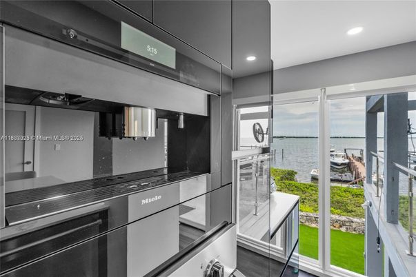 Interior, Kitchen, Recessed Lighting, Stainless Steel Appliances, Water