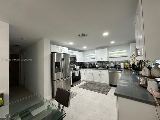 Interior, Kitchen, Recessed Lighting, Stainless Steel Appliances