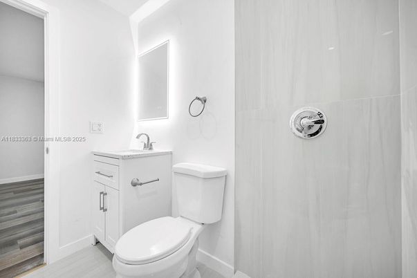 Bathroom, Interior, Wood Texture Flooring