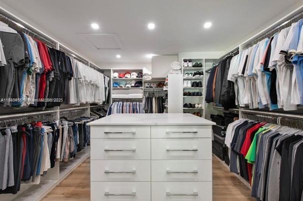 Interior, Recessed Lighting, Walk-in Closets, Wood Texture Flooring
