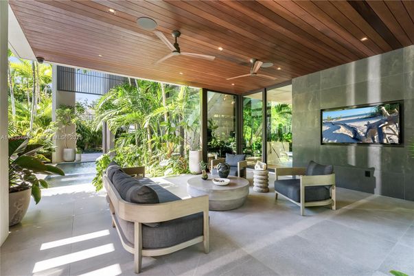 Exterior, Recessed Lighting, Wooden Ceilings