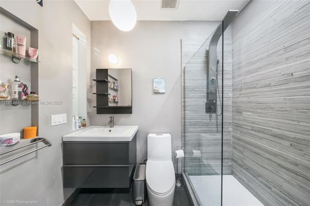 Bathroom, Glass Shower, Interior