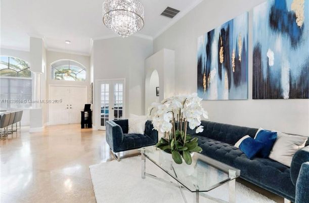 Chandelier, Interior, Living room, Recessed Lighting