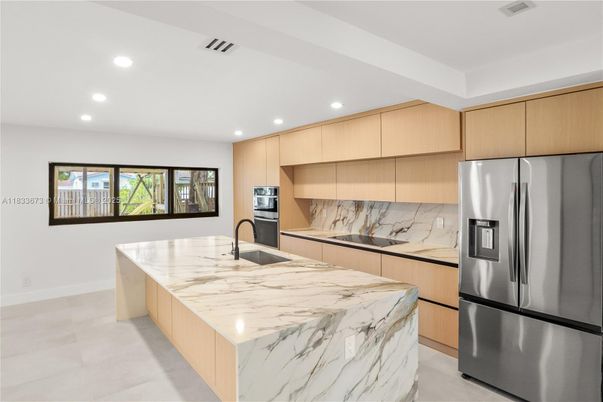 Interior, Kitchen, Recessed Lighting, Stainless Steel Appliances