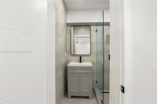 Bathroom, Glass Shower, Interior