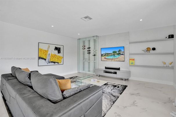 Interior, Living room, Marble, Recessed Lighting