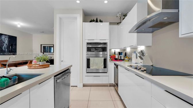 Interior, Kitchen, Recessed Lighting, Stainless Steel Appliances