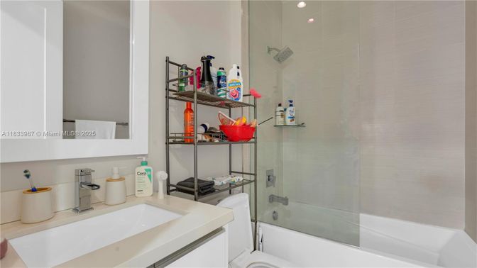Bathroom, Glass Shower, Interior