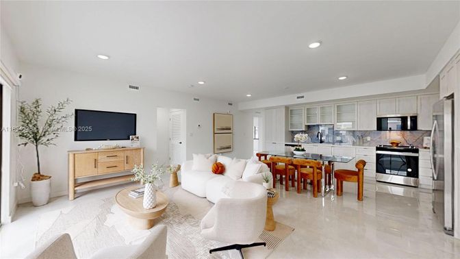 Interior, Kitchen, Recessed Lighting, Stainless Steel Appliances