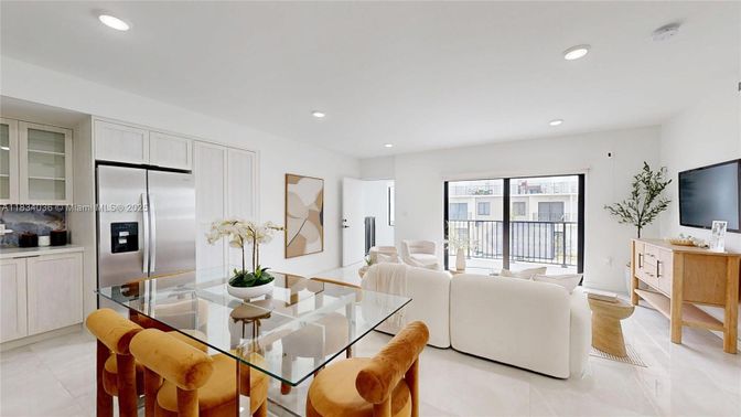 Empty room, Interior, Kitchen, Recessed Lighting