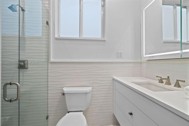 Bathroom, Glass Shower, Interior