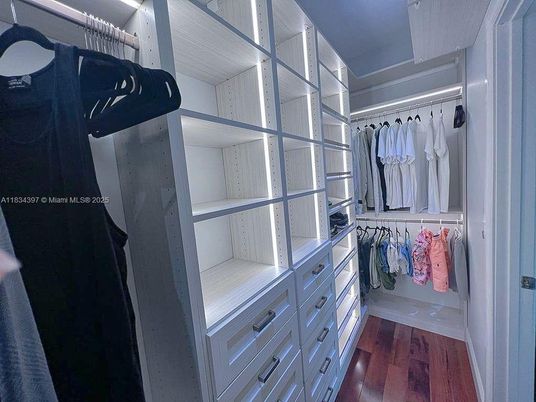 Interior, Walk-in Closets, Wood Texture Flooring