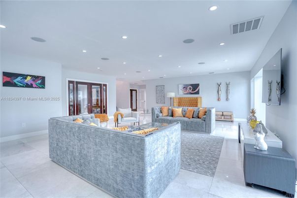 Interior, Living room, Recessed Lighting