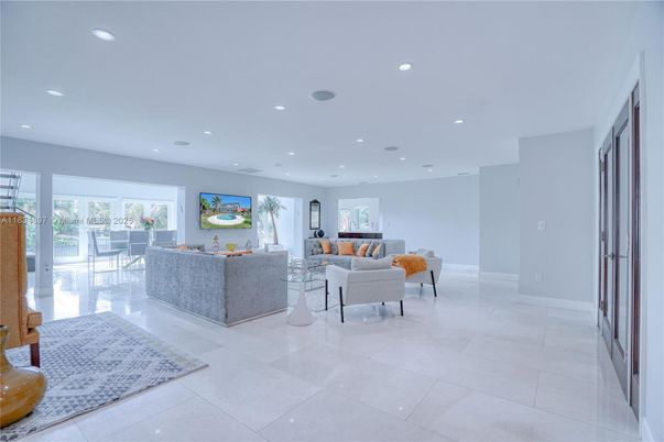 Interior, Living room, Recessed Lighting