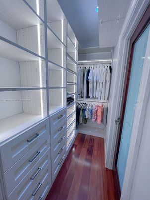 Interior, Walk-in Closets, Wood Texture Flooring
