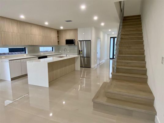 Interior, Kitchen, Recessed Lighting, Stainless Steel Appliances