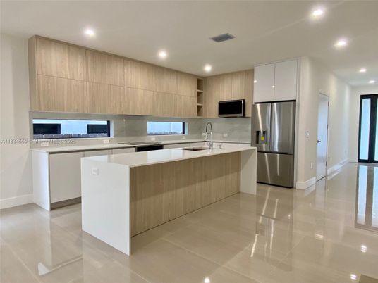 Interior, Kitchen, Recessed Lighting, Stainless Steel Appliances