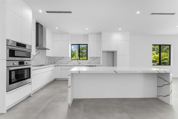 Interior, Kitchen, Recessed Lighting, Stainless Steel Appliances