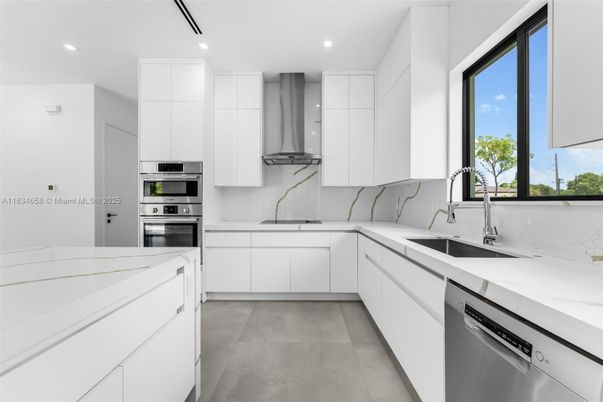Interior, Kitchen, Recessed Lighting, Stainless Steel Appliances