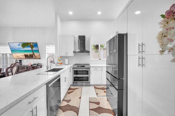 Interior, Kitchen, Recessed Lighting, Stainless Steel Appliances